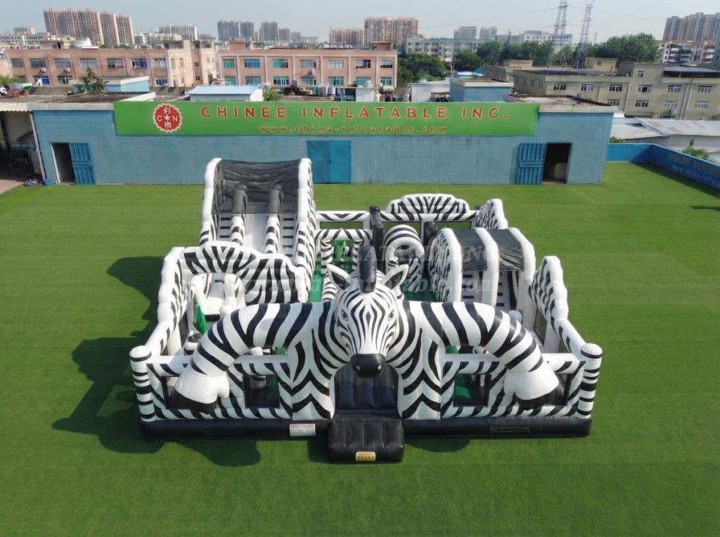 T6-7241 Zebra Theme Inflatable Amusement