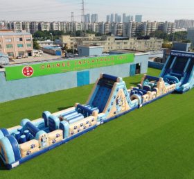 T7-4516 Bluey Theme Infltable Obstacle Courses