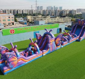 T7-4520 Butterfly Theme Infltable Obstacle Courses