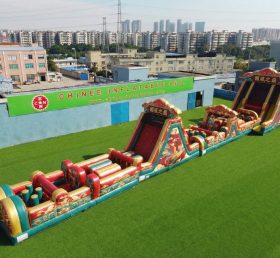 T7-4526 Chinese Style Theme Infltable Obstacle Courses