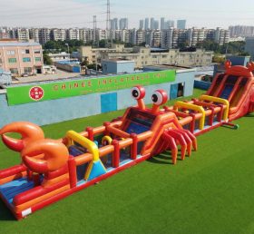 T7-4532 Crab Theme Infltable Obstacle Courses