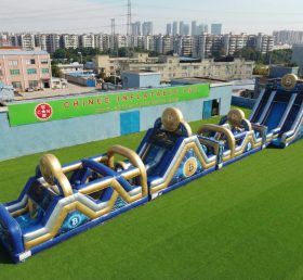T7-4534 Cryptocurrency Theme Infltable Obstacle Courses