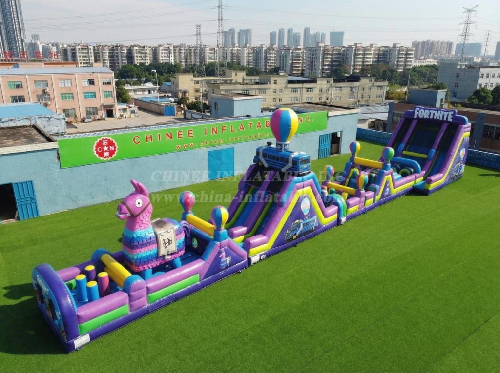 T7-4550 Fortnite Theme Infltable Obstacle Courses