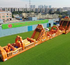 T7-4553 Garfield Theme Infltable Obstacle Courses