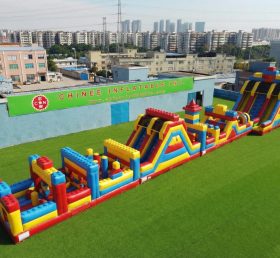 T7-4571 Lego Theme Infltable Obstacle Courses