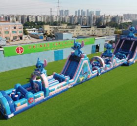 T7-4572 Lilo & Stitch Theme Infltable Obstacle Courses