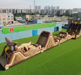 T7-4598 Owl Theme Infltable Obstacle Courses