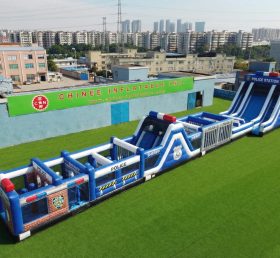 T7-4611 Police Station Theme Infltable Obstacle Courses