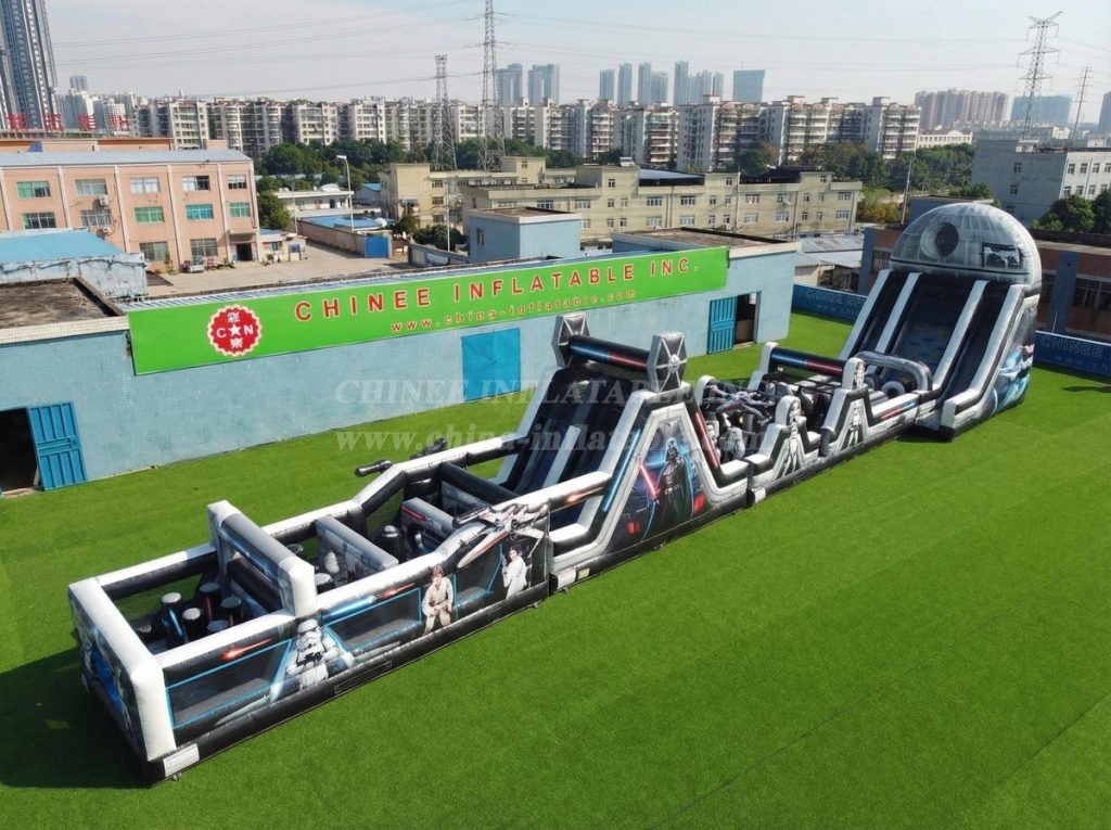 T7-4634 Star Wars Theme Infltable Obstacle Courses