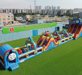 T7-4648 Thomas & Friends Theme Infltable Obstacle Courses