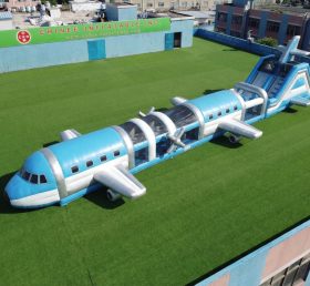 T7-4675 Airplane Theme Inflatable Obstacle Courses