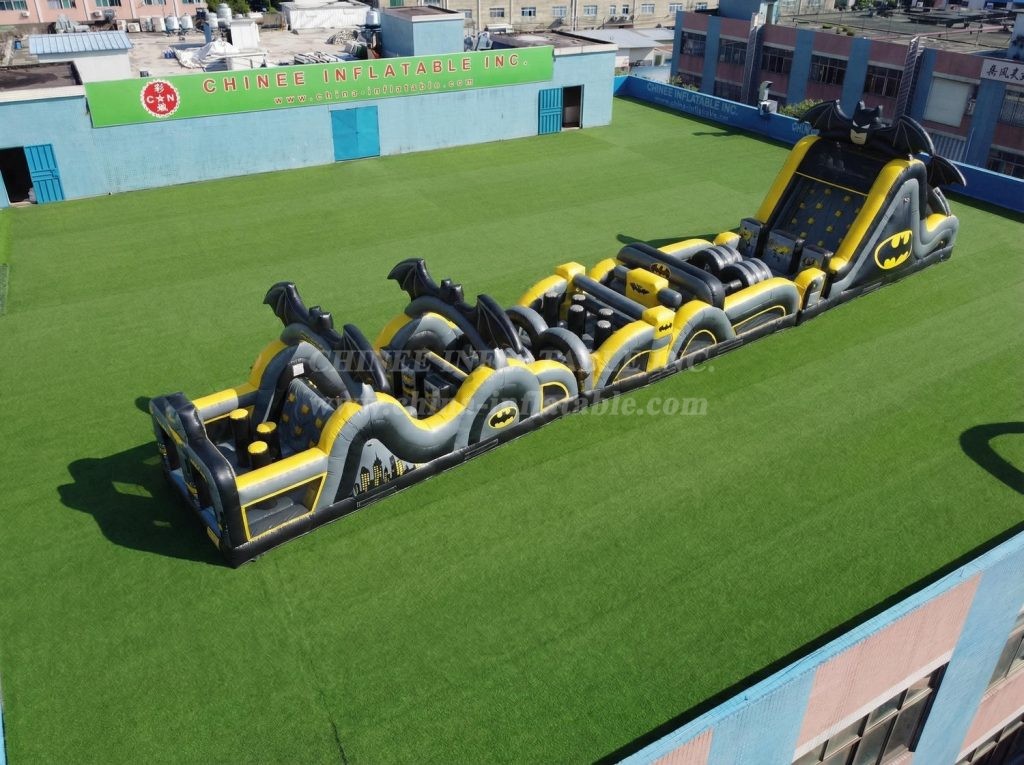 T7-4683 Batman Theme Inflatable Obstacle Courses
