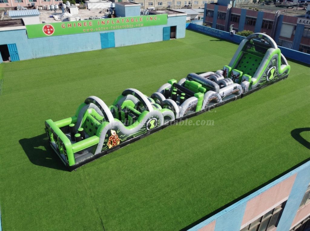 T7-4687 Ben 10 Theme Inflatable Obstacle Courses
