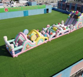 T7-4695 Candy Theme Inflatable Obstacle Courses