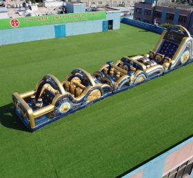 T7-4709 Cryptocurrency Theme Inflatable Obstacle Courses