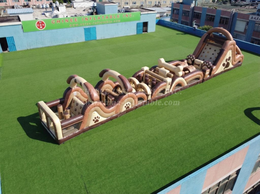 T7-4711 Dog Theme Inflatable Obstacle Courses