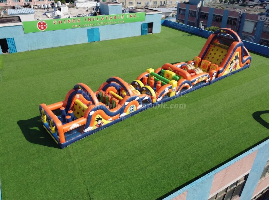 T7-4717 Dragon Ball Theme Inflatable Obstacle Courses