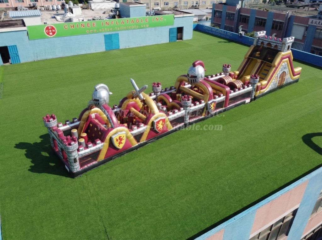 T7-4749 Knight Theme Inflatable Obstacle Courses