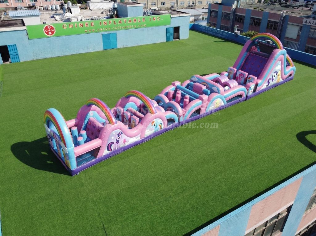 T7-4770 My Little Pony Theme Inflatable Obstacle Courses