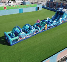 T7-4774 Ocean Theme Inflatable Obstacle Courses