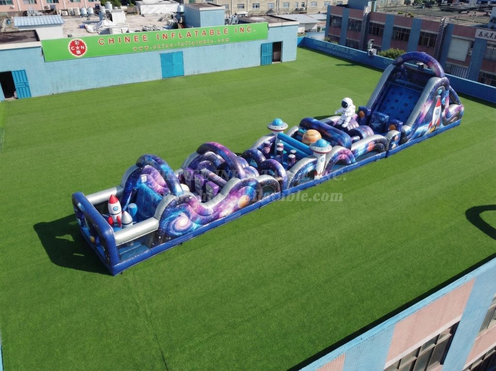 T7-4810 Space Theme Inflatable Obstacle Courses