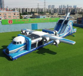 T7-4854 Airplane Theme Inflatable Obstacle Courses