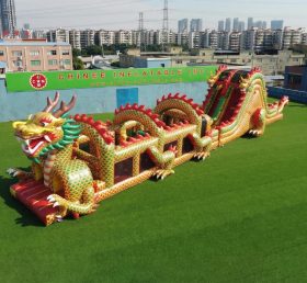T7-4896 Dragon Theme Inflatable Obstacle Courses