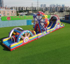 T7-4906 Ferris Wheel Theme Inflatable Obstacle Courses