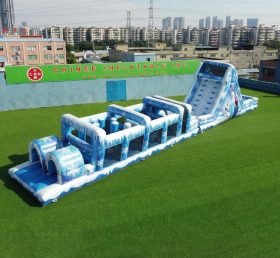 T7-4912 Frozen Theme Inflatable Obstacle Courses