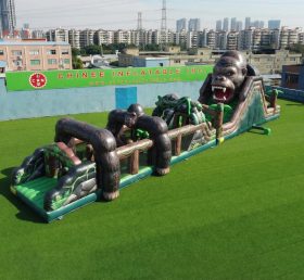 T7-4926 King Kong Theme Inflatable Obstacle Courses