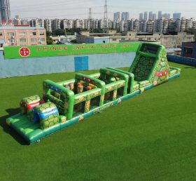 T7-4946 Ninja Turtles Theme Inflatable Obstacle Courses
