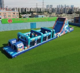 T7-4947 Ocean Theme Inflatable Obstacle Courses