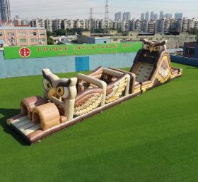 T7-4949 Owl Theme Inflatable Obstacle Courses