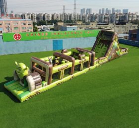 T7-4978 Shrek Theme Inflatable Obstacle Courses