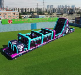T7-4999 TikTok Theme Inflatable Obstacle Courses
