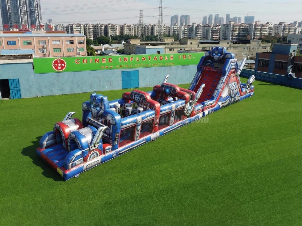 T7-5006 Transformers Theme Inflatable Obstacle Courses