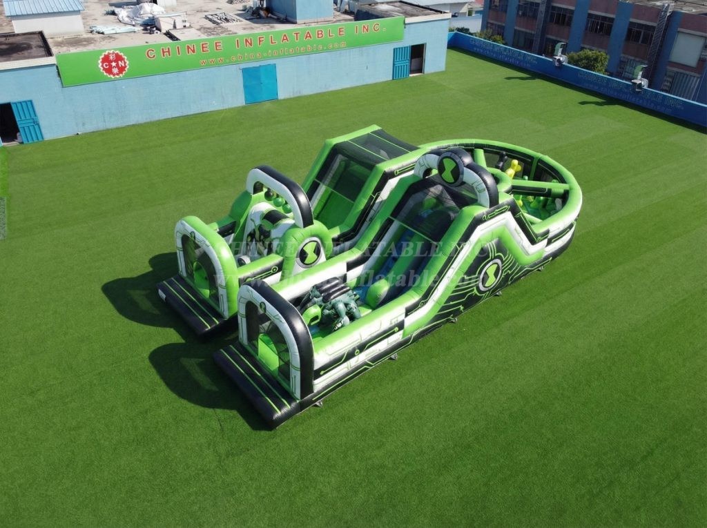 T7-5035 Ben 10 Theme Inflatable Obstacle Courses