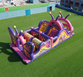 T7-5042 Butterfly Theme Inflatable Obstacle Courses