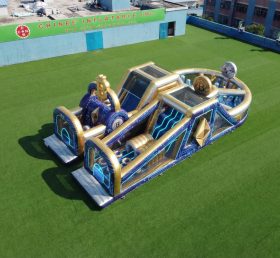 T7-5055 Cryptocurrency Theme Inflatable Obstacle Courses
