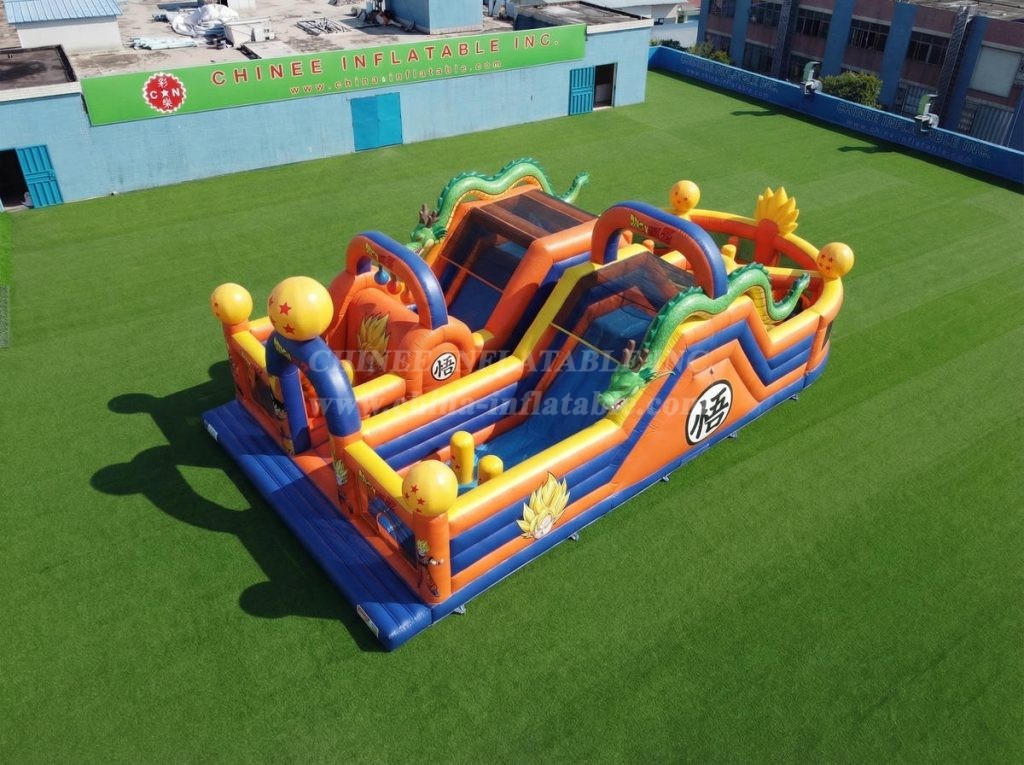T7-5063 Dragon Ball Theme Inflatable Obstacle Courses