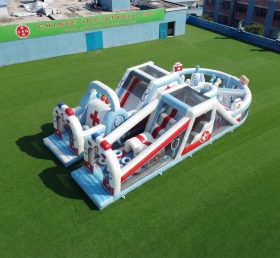 T7-5088 Hospital Theme Inflatable Obstacle Courses