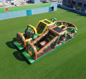 T7-5091 Jungle Theme Inflatable Obstacle Courses