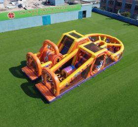 T7-5099 Looney Tunes Theme Inflatable Obstacle Courses