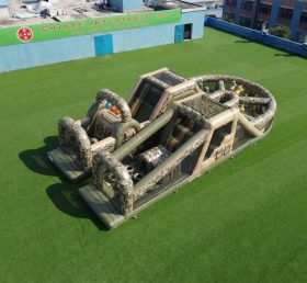 T7-5104 Military Style Theme Inflatable Obstacle Courses