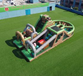 T7-5105 Minecraft Theme Inflatable Obstacle Courses