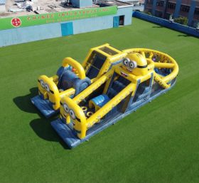 T7-5106 Minions Theme Inflatable Obstacle Courses