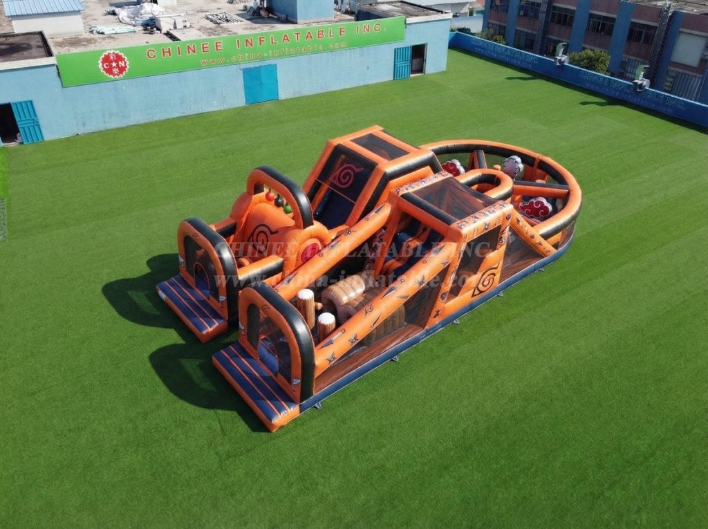 T7-5114 Naruto Theme Inflatable Obstacle Courses