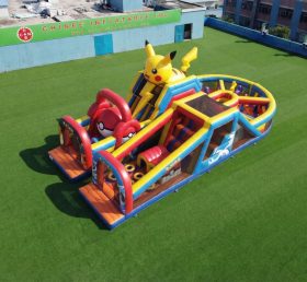 T7-5131 Pokemon Theme Inflatable Obstacle Courses