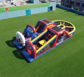 T7-5135 Post Office Theme Inflatable Obstacle Courses