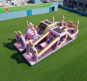 T7-5137 Princess Parties Theme Inflatable Obstacle Courses